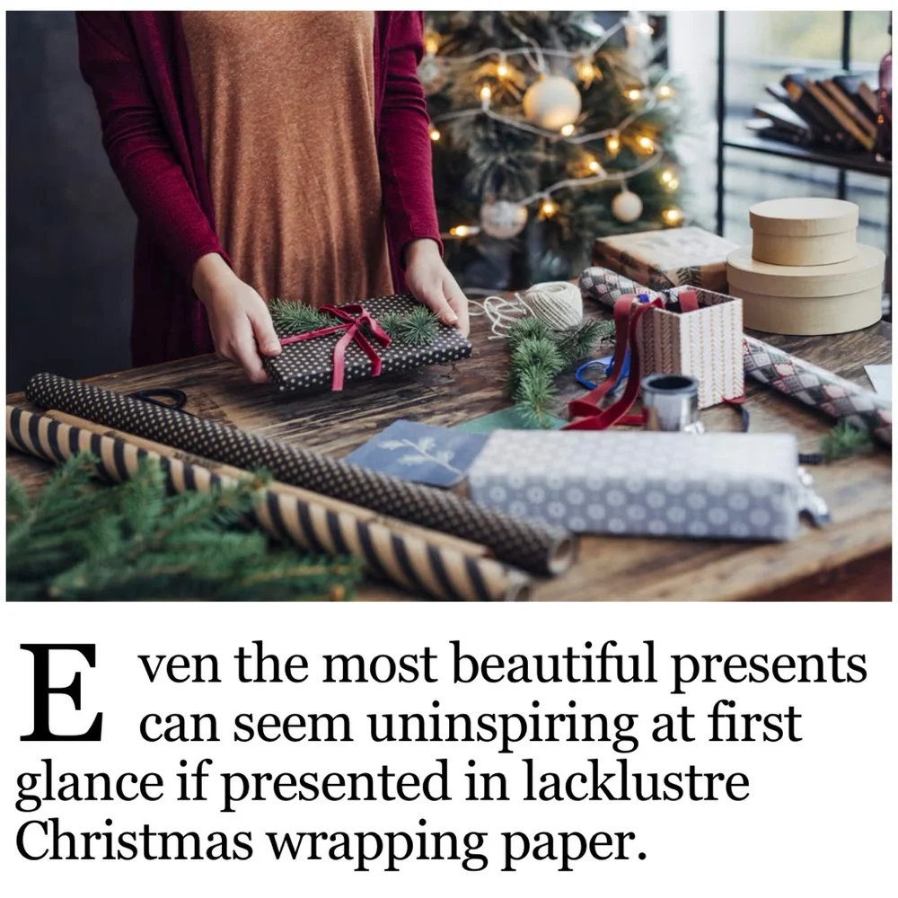 Gift Wrap Bundle Add-On to Purchase  Custom & Convenient Professional Wrapping